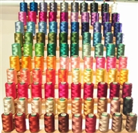 100 Rayon Machine Embroidery Threads 100 Colors