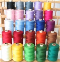 ThreadNanny 25 Regular Color Large Spools of 3-PLY Polyester thread