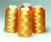 Christmas Gold Metallic Embroidery Thread Spools from ThreadNanny