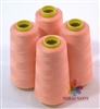 4 Large Cones of Polyester thread in Flesh Tone with 3000 yards each