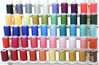 Poly Machine Embroidery Thread 50 Mini King Cones