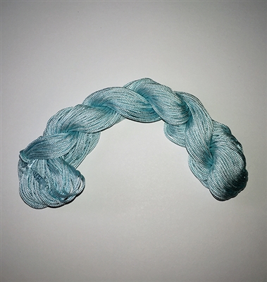 ThreadNanny 25 Yards of 2mm Satin Chinese Knot Cord in Arctic Blue