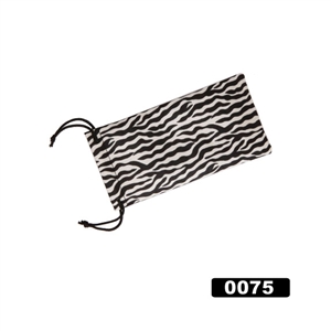 Zebra Print Sunglass Pouch