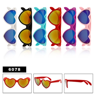 Ladies Heart Shaped Sunglasses