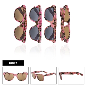 Pink Camo Sunglasses for Ladies