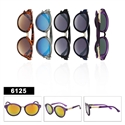 Ladies Round Fashion Sunglasses - 6125