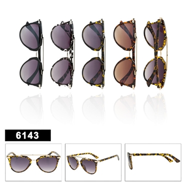 Ladies Retro Mirrored Sunglasses