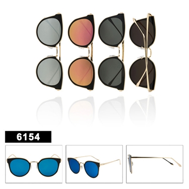 Retro Mirrored Sunglasses