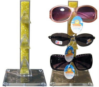 Wholesale display stand-holds 3 pairs