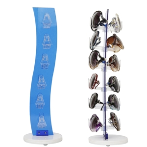 Wave design countertop wholesale sunglass display