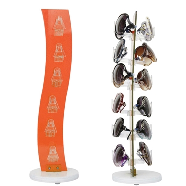 Great countertop wave design wholesale sunglass display