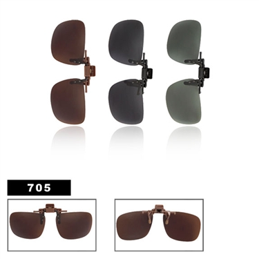 Wholesale Polarized Clip On Sunglasses 705