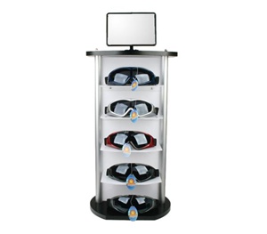 Counter goggle display stand wholesale-Holds 5 pairs