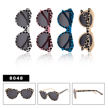 Animal Print Fashion Sunglasses for Ladies