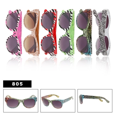 Patterned Fashion Sunglasses