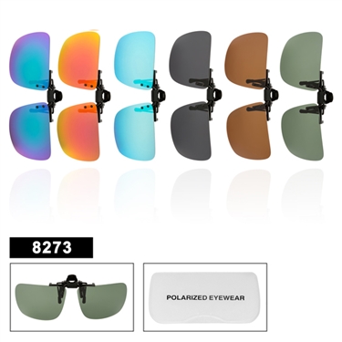 Wholesale Polarized Clip On Sunglasses 8273