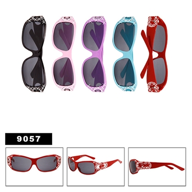 Cute Faux Rhinestone Sunglasses for Kids 9057