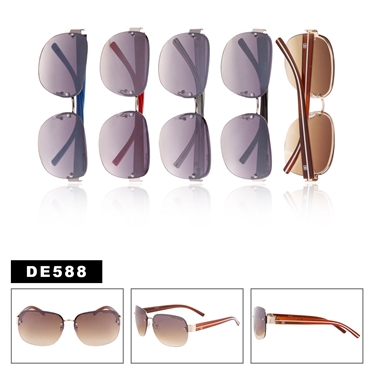 DE588 Wholesale Aviator Sunglasses