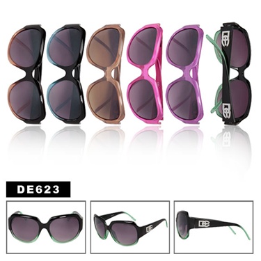 large framed designer sunglasses DE623