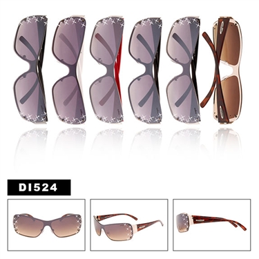 Wholesale One Piece Lens Sunglasses DI524