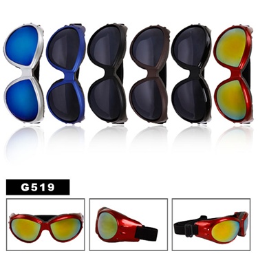 Rockin' style wholesale sports goggles.