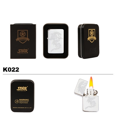 Brass Oil Lighter-Dragon-K022