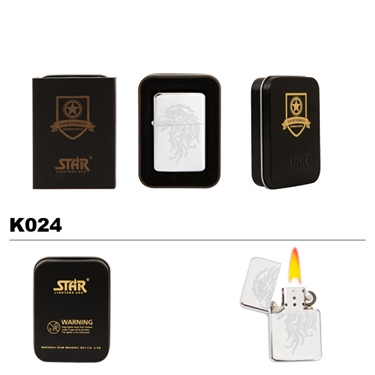 Brass Oil Lighter-Eagle-K024