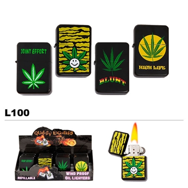 Wholesale Pot Leaf Oil Lighters