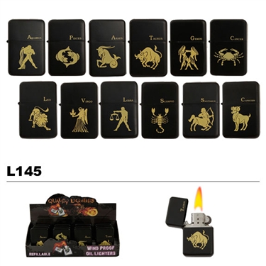 Zodiac Wholesale Oil Lighters L145