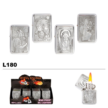 Assorted American Indian Wholesale Oil Lighters L180