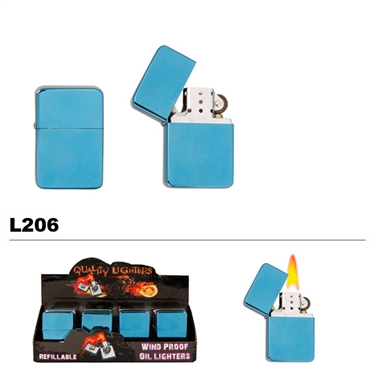 Blue Wholesale Oil Lighters L206