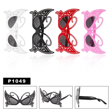 Rhinestone Butterfly Sunglasses P1049