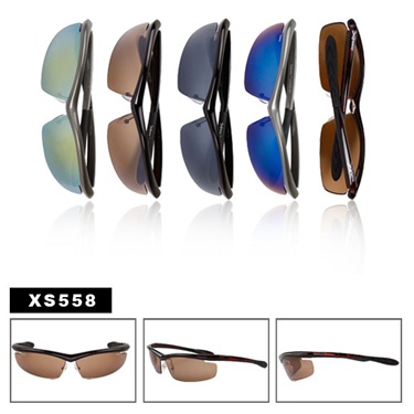 Look sporty sunglasses at wholesale prices.