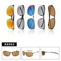 Men's Metal Spring Hinged Sunglasses