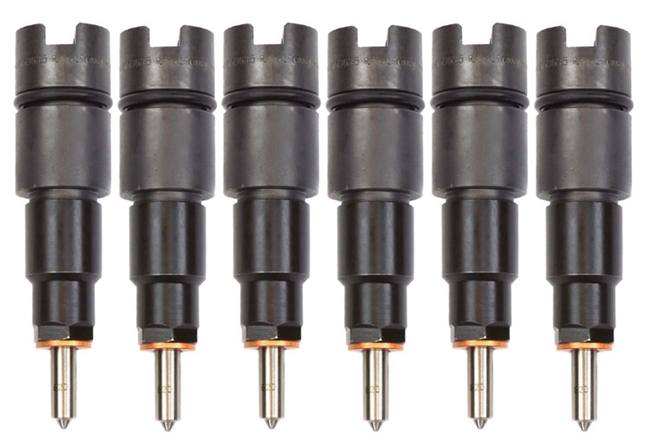 Set of 6 Brand New Genuine Bosch OE Injectors RV275 Marine 300 +40HP 98.5-02 Cummins