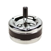 Spinning Cigar Ashtray with Black Leather Band