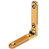 Solid Brass Side Rail Hinge