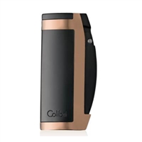 Colibri Enterprise 2 Lighter, Black & Rose Gold