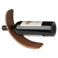 Curved Wooden Wine Bottle Stand