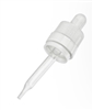 1oz. White DIN CRC TE Glass Droppers, 1,400 cs