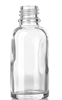 1oz. Glass Clear Euro Round Bottles 330 case