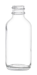 2oz Glass Clear Boston Round Bottles 240 case