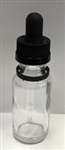 2oz. Clear Boston Round Bottles w/CRC TE Droppers, Pallet