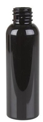 2 ounce black bullet shaped bottle