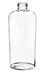 4 ounce clear plastic oval bottle