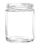 9oz. Clear Glass Jars, 12 pack