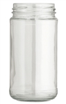 8oz. Clear Glass Paragon Jars, 12 pack