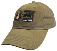 Poison Spider Dad Hat - Velcro Back - Grn