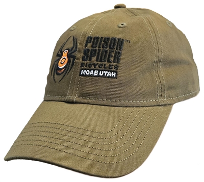 Poison Spider Dad Hat - Velcro Back - Grn