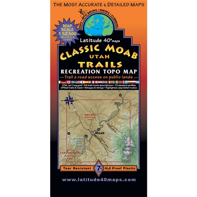 Moab Classic Trails Map